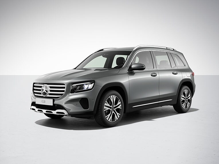 La ligne d'équipement Progressive à l'extérieur du nouveau GLB de Mercedes-Benz.