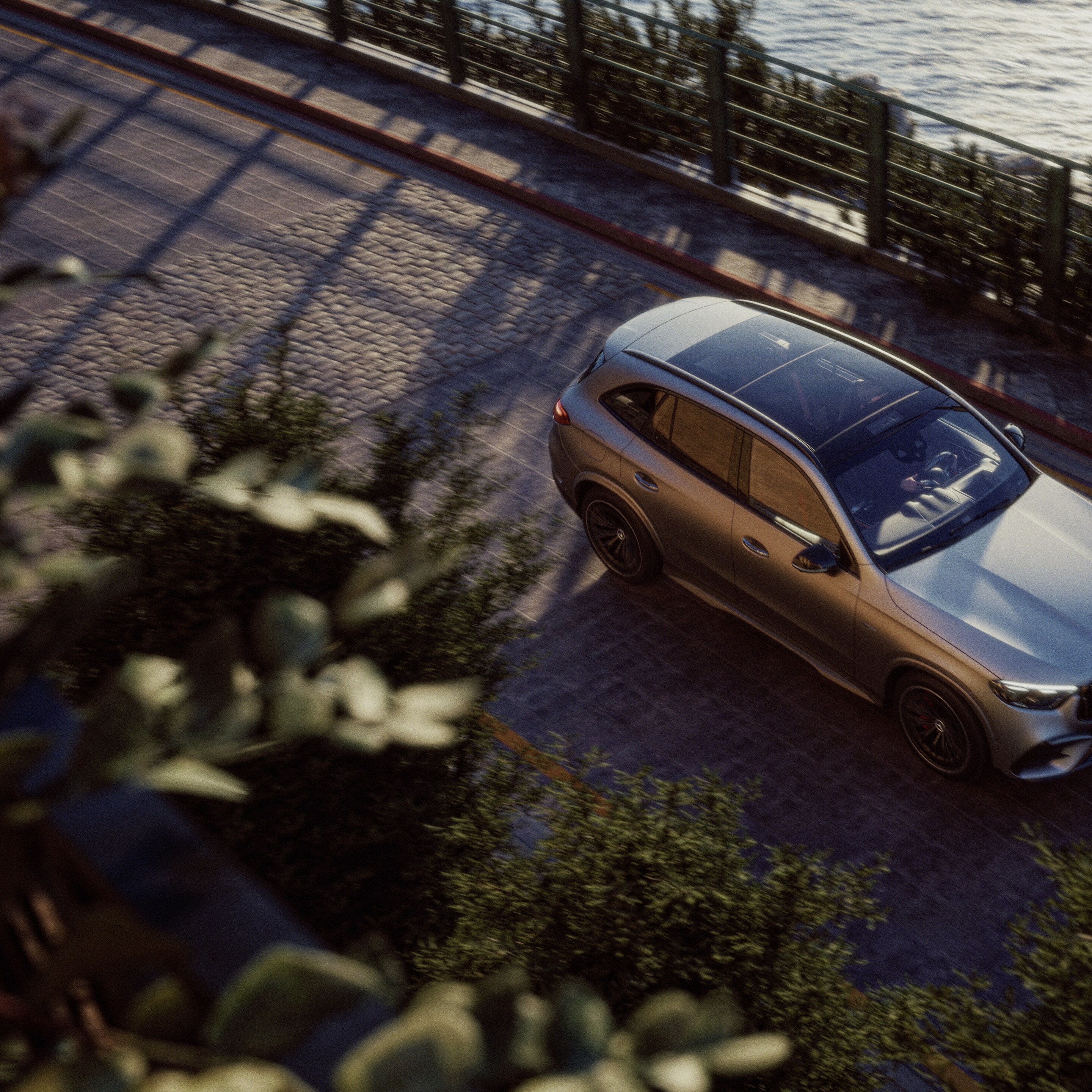 L'extérieur de la nouvelle Mercedes-AMG GLC SUV.