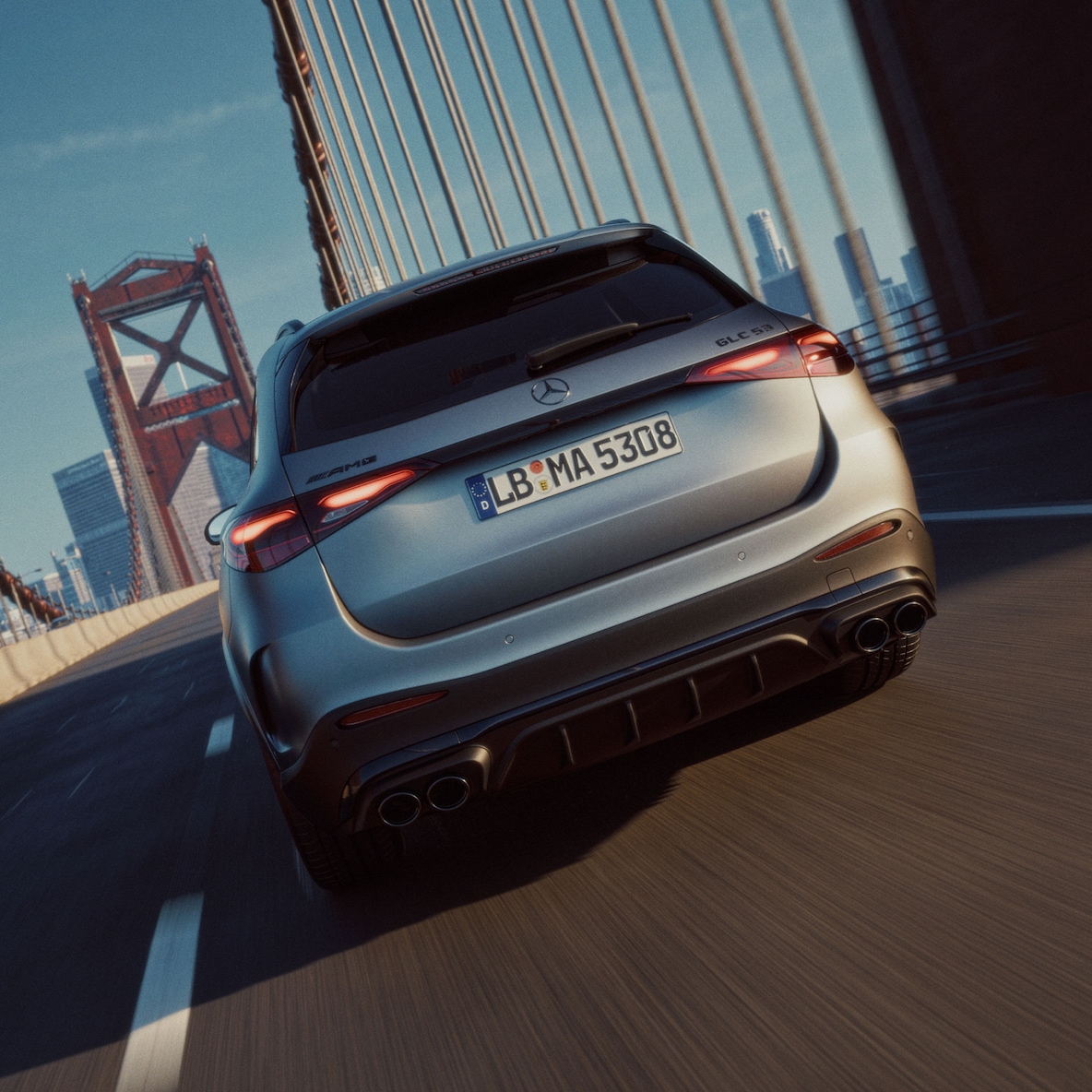 Motorisation de la nouvelle Mercedes-AMG GLC SUV.