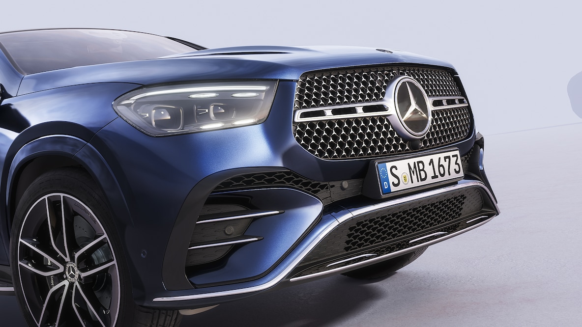 L'intérieur de la Mercedes-Benz GLE Coupé.