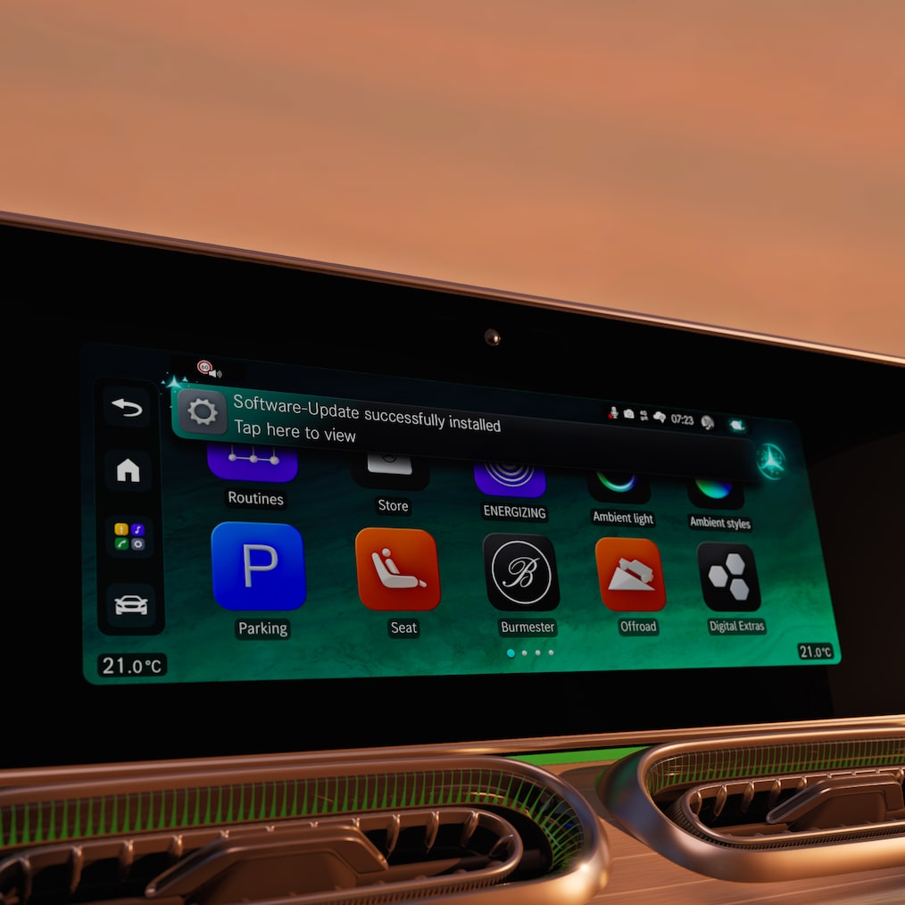 Le système d'exploitation Mercedes-Benz Operating System (MB.OS) du nouveau GLE Coupé de Mercedes-Benz.