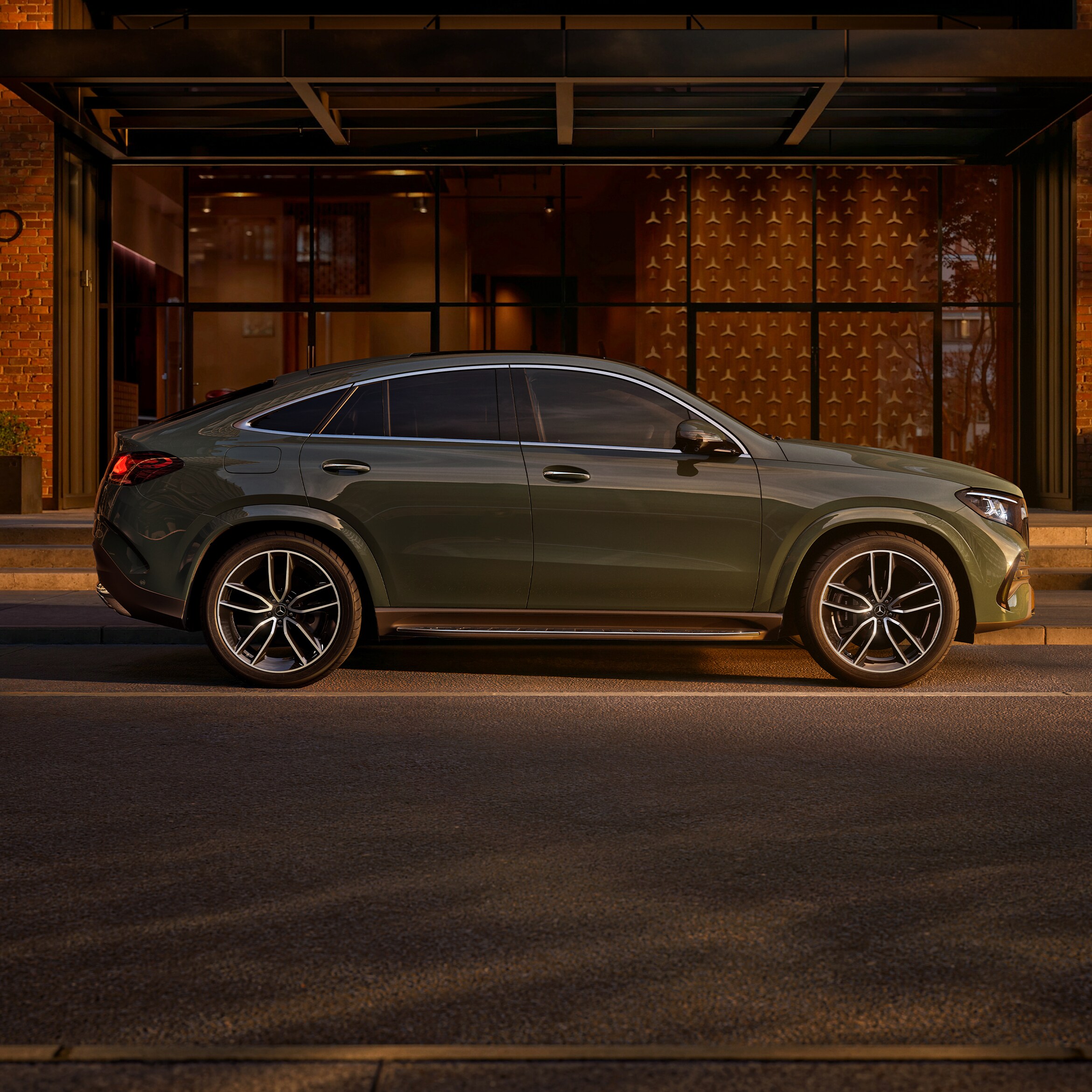 L'extérieur du nouveau GLE Coupé.