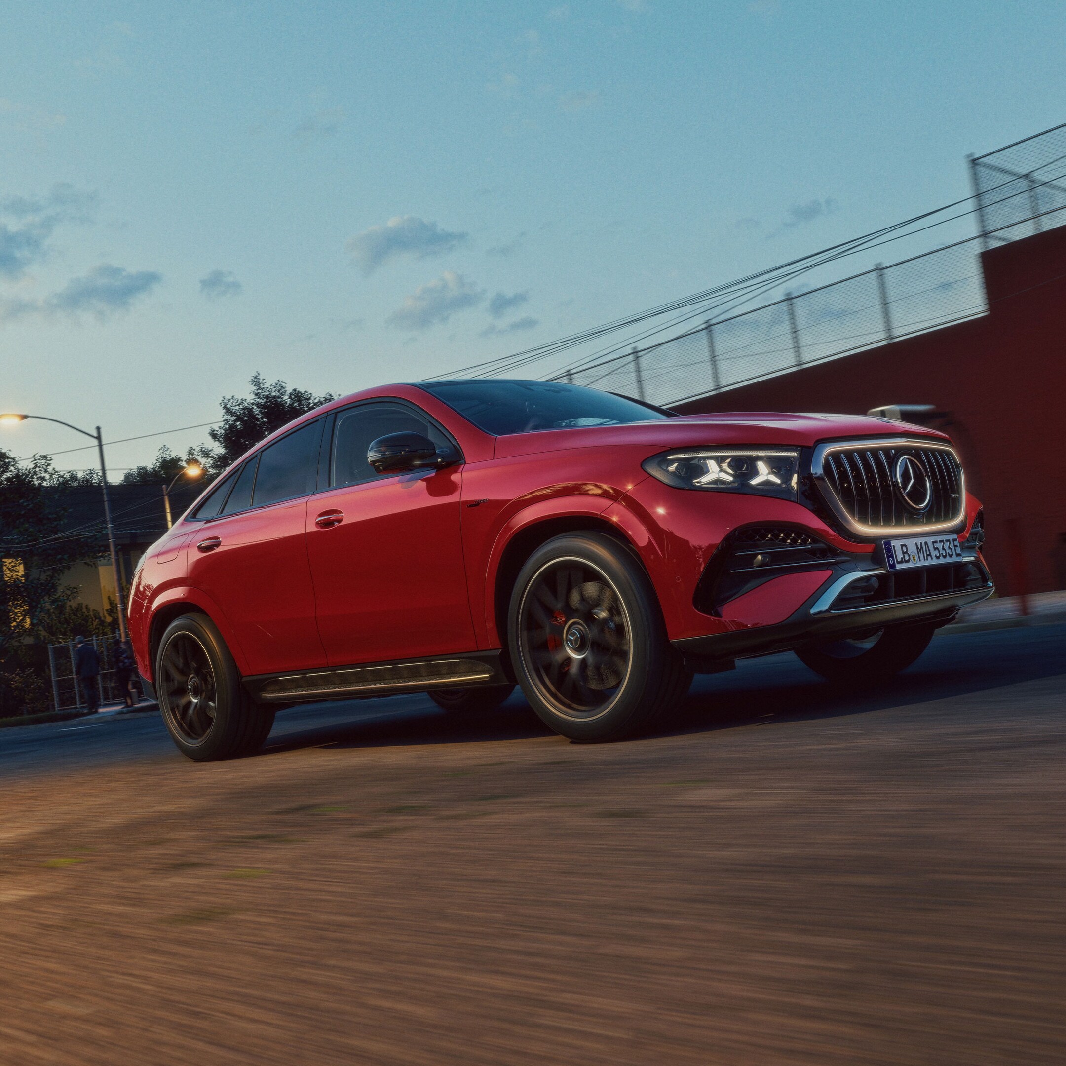 L'extérieur de la nouvelle Mercedes-AMG GLE Coupé.