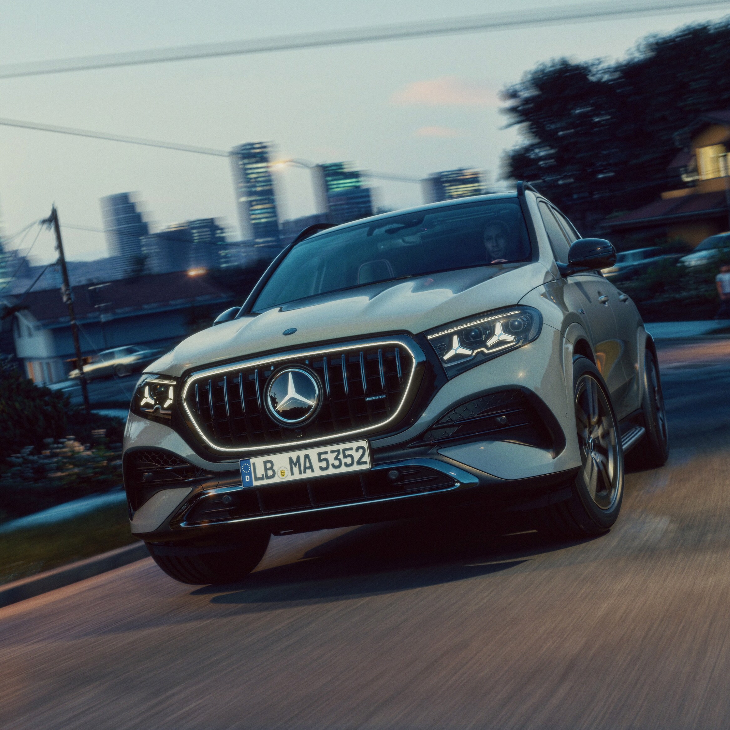 La nouvelle Mercedes-AMG GLE vue de face.