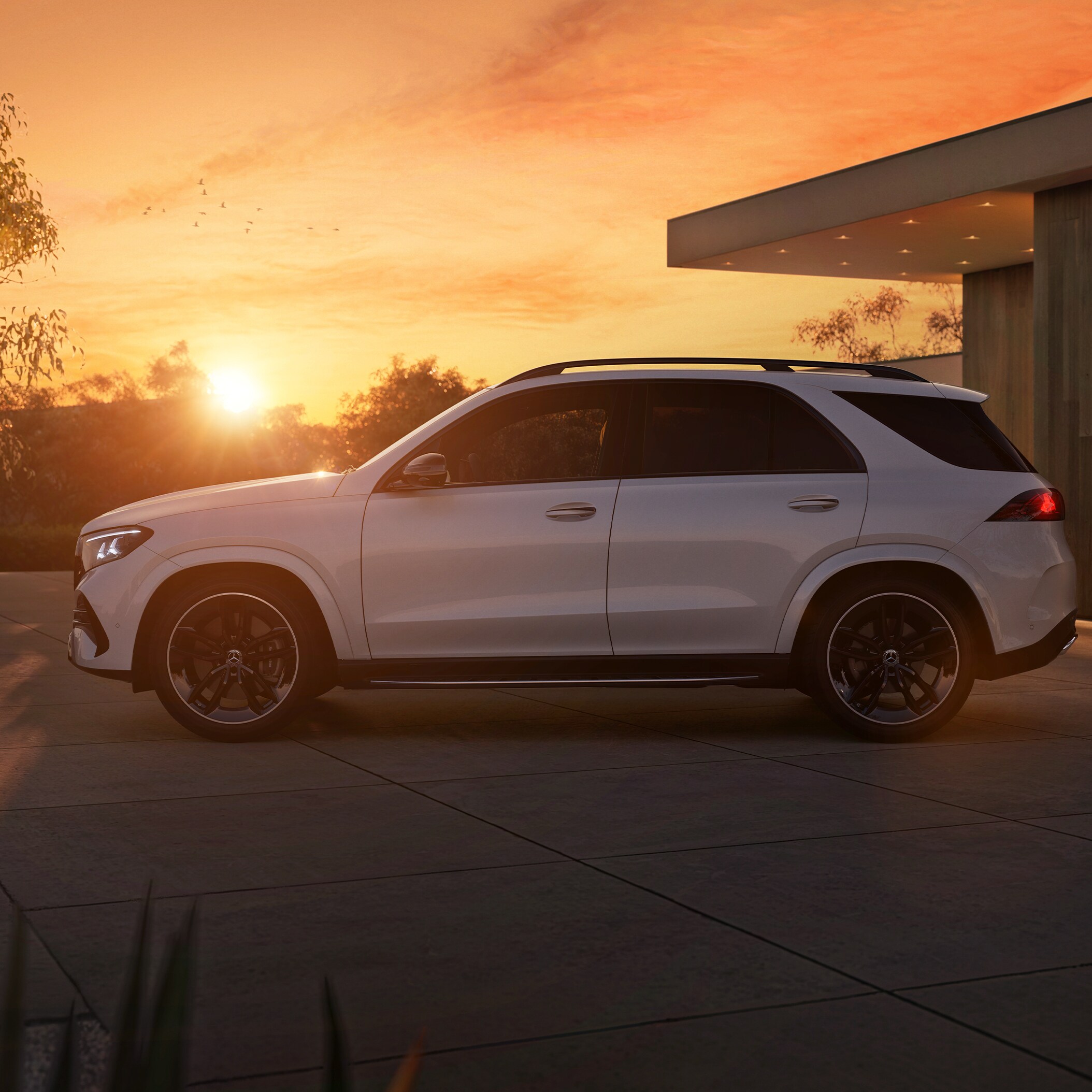 L'extérieur du nouveau GLE de Mercedes-Benz.