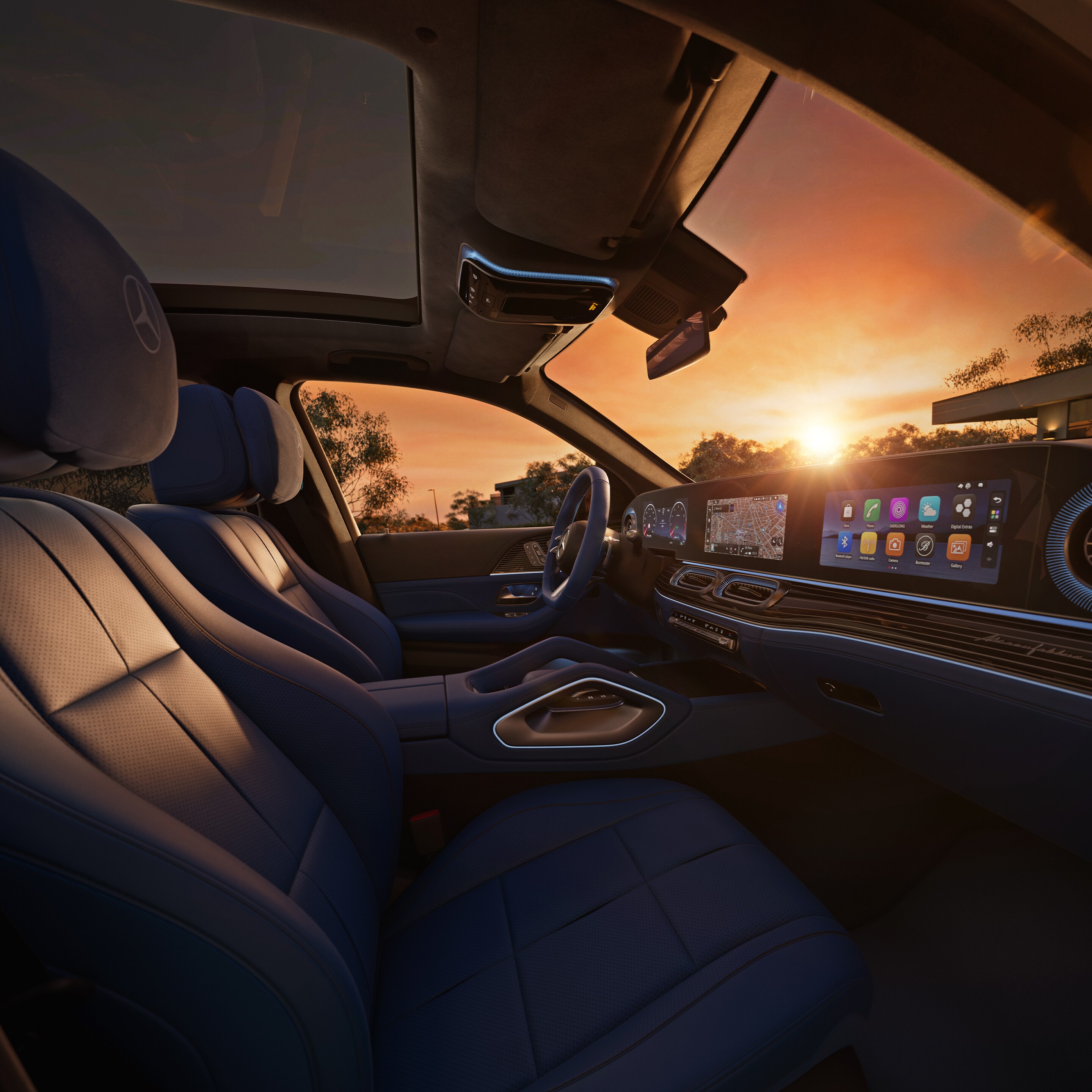 L'intérieur du nouveau GLE.