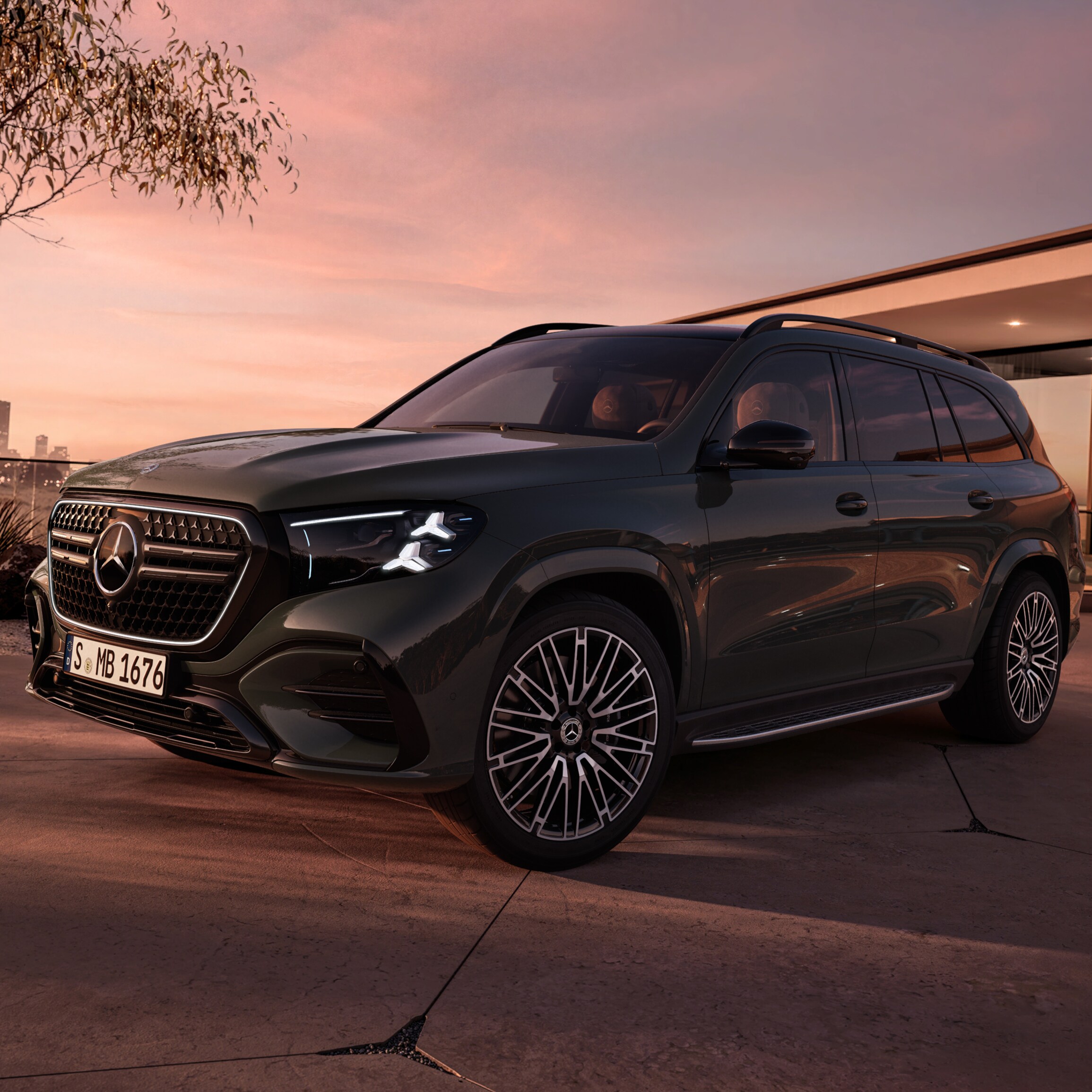 L’extérieur du nouveau GLS de Mercedes-Benz.