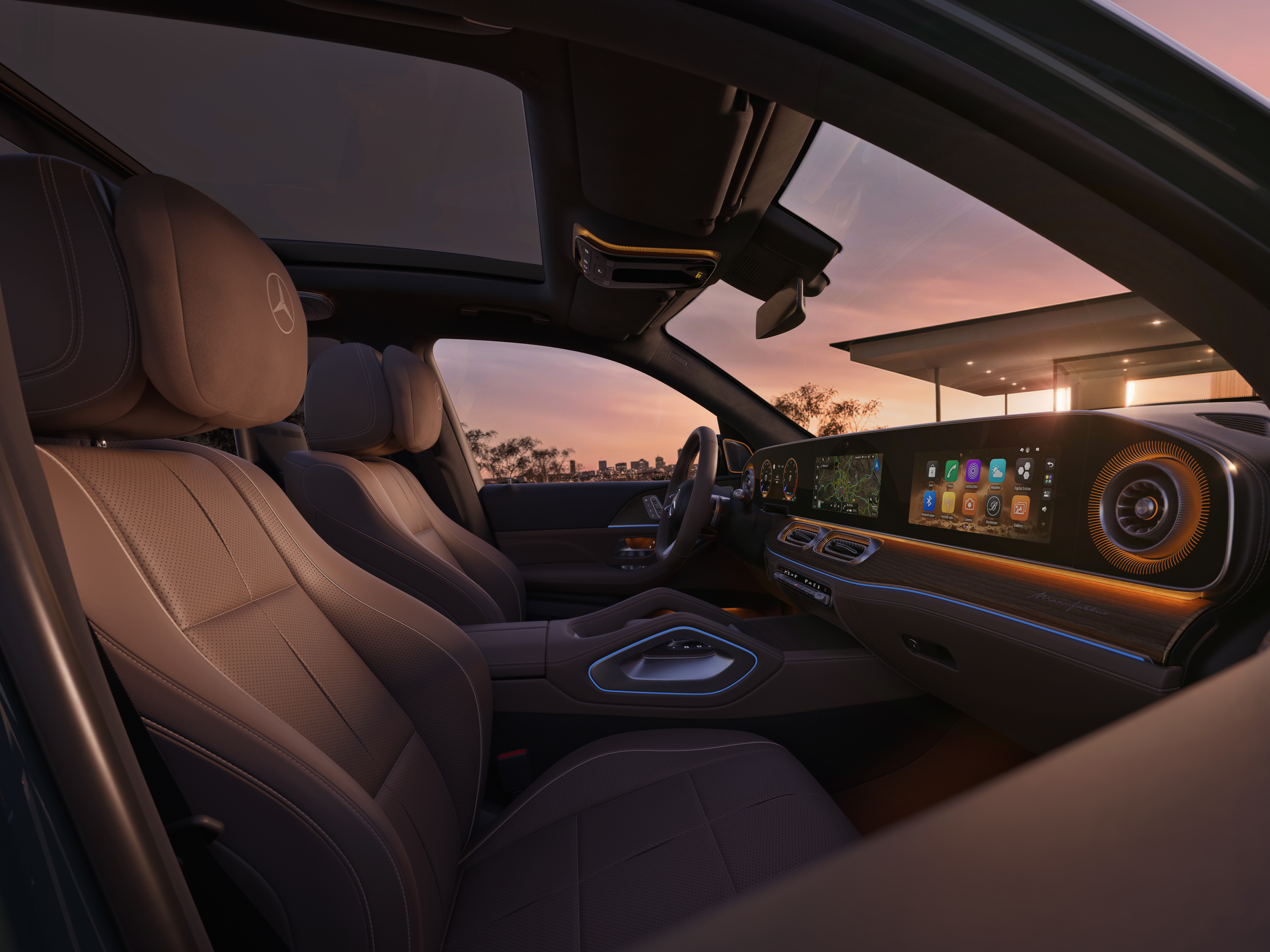 Intérieur | Le nouveau GLS | Mercedes-Benz L'intérieur du nouveau GLS de Mercedes-Benz.