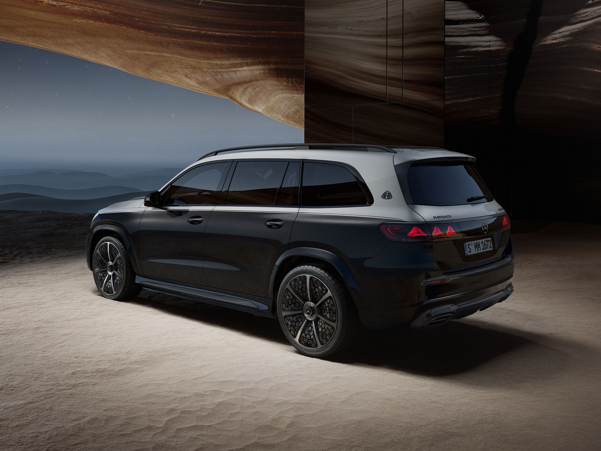 Night Series | GLS | Mercedes-Maybach Le GLS de Mercedes-Maybach en version Night Series.