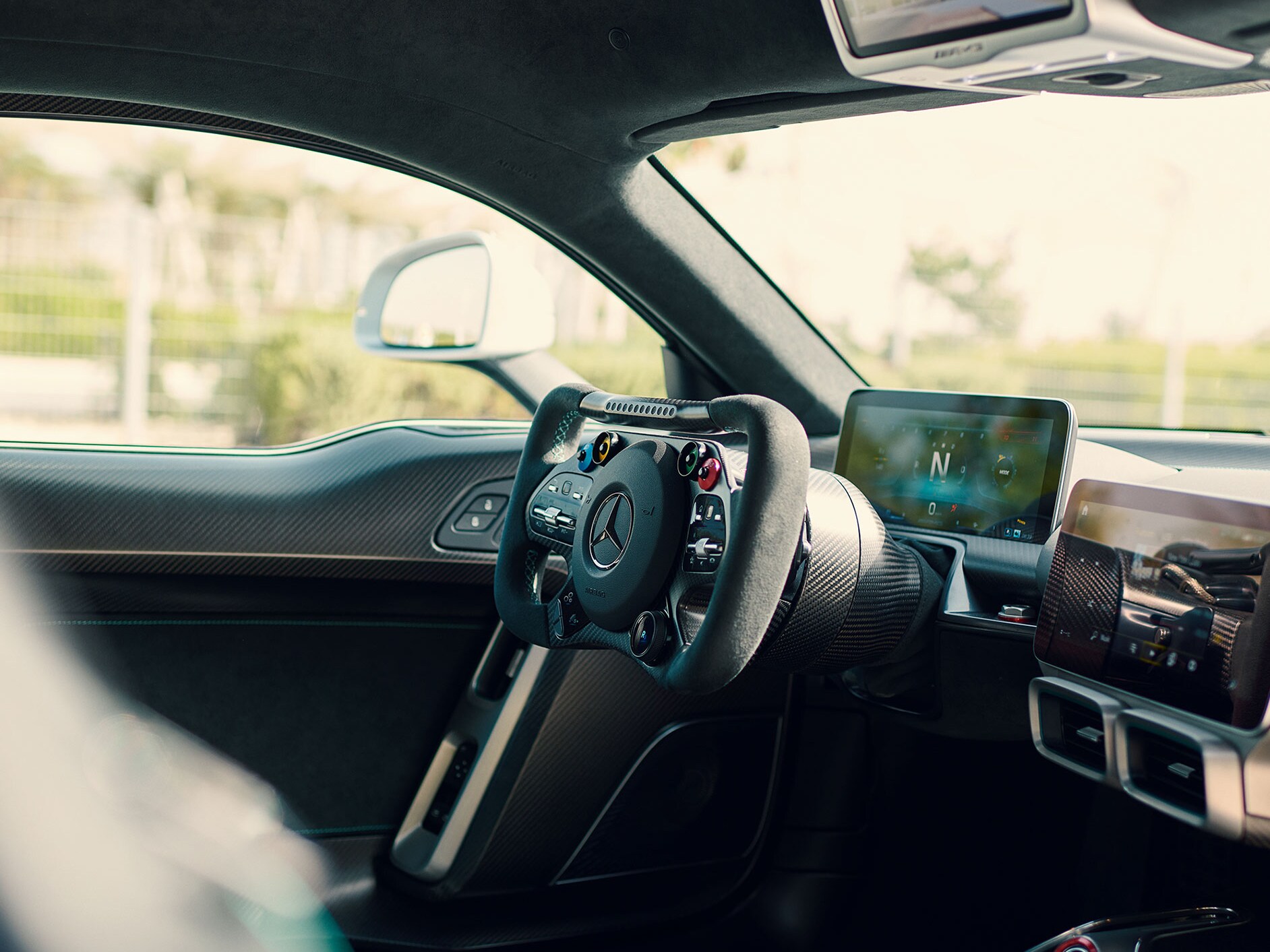 L’intérieur de l’ONE de Mercedes-AMG.