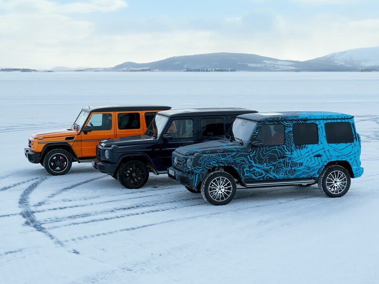 Le G-Testing de la Mercedes-Benz Classe G.