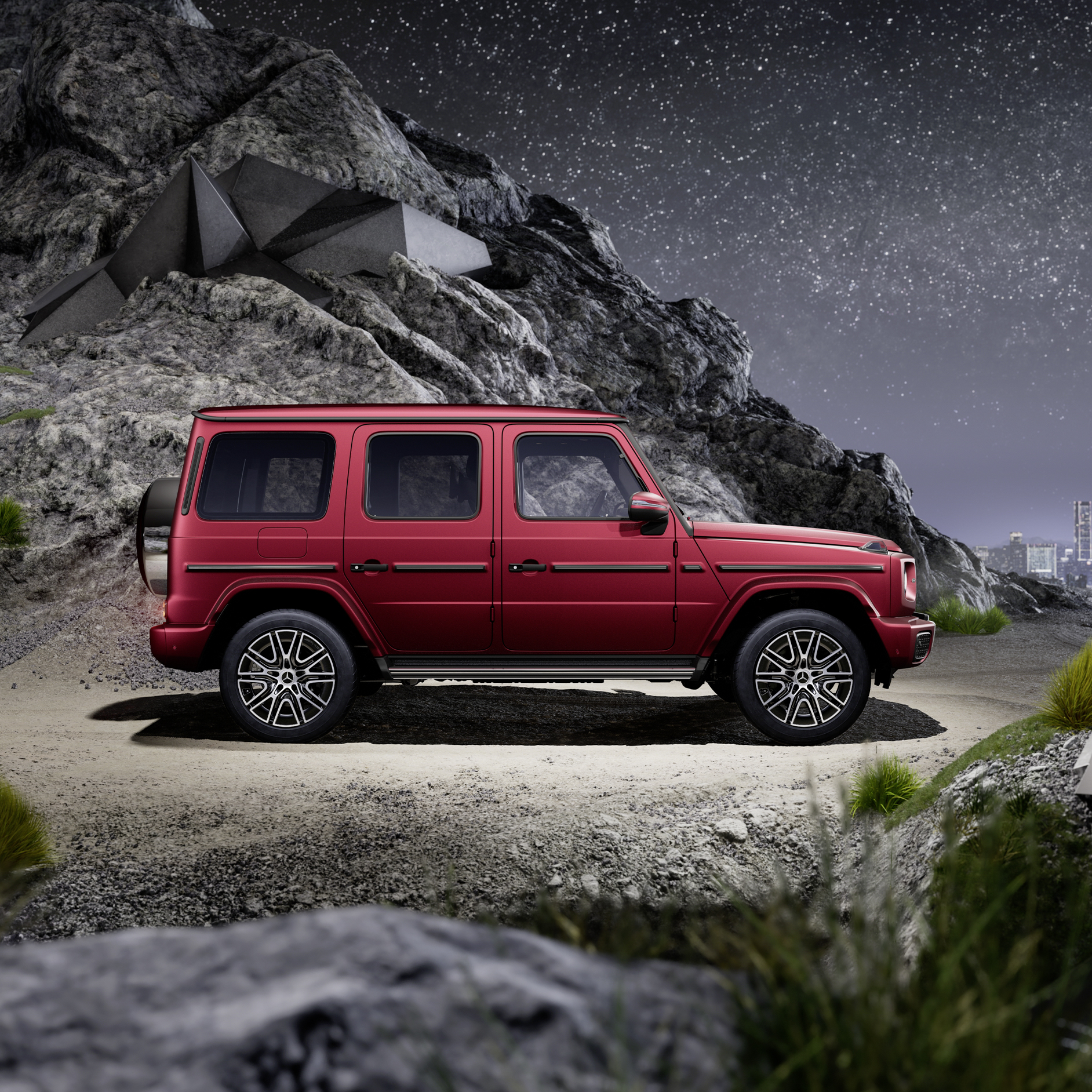 Extérieur | Marque Classe G | Mercedes-Benz L’extérieur de la Mercedes-Benz Classe G.