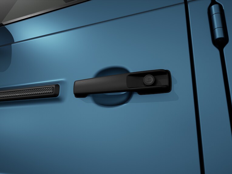 Le Pack logo MANUFAKTUR en noir de la Mercedes-Benz Classe G.