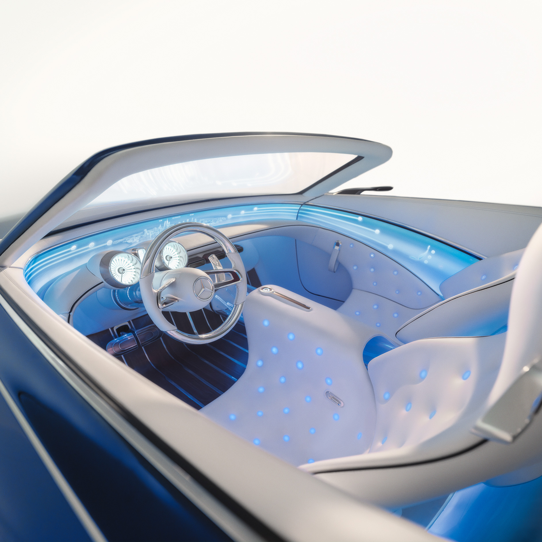 Avenir | Marque | Mercedes-Maybach Une vision de l'intérieur d'une Mercedes-Maybach à l'avenir.