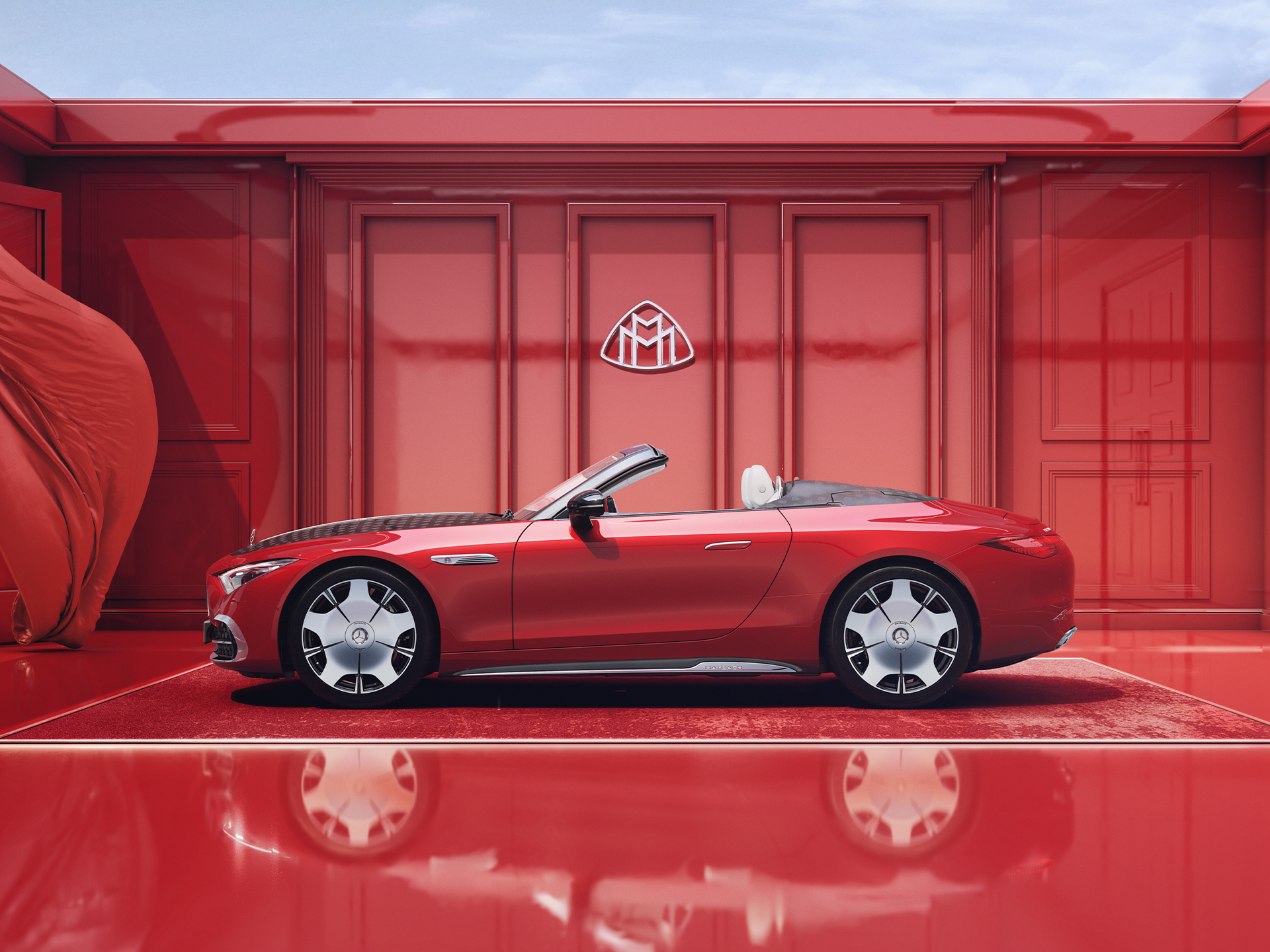 SL 680 | Marque | Mercedes-Maybach La Mercedes-Maybach SL 680 vue de profil.