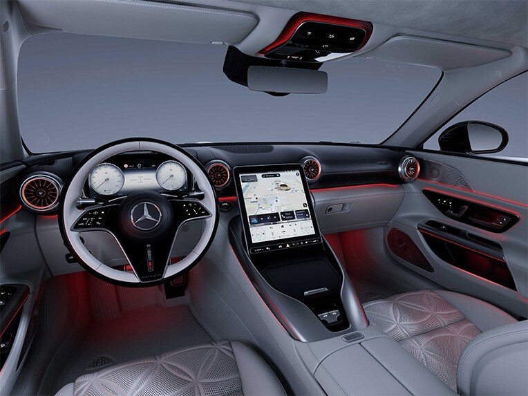 L'éclairage d'ambiance de la Mercedes-Maybach SL 680.