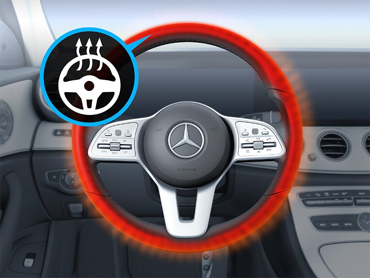 Chauffage du volant dans la Mercedes-Maybach SL 680.