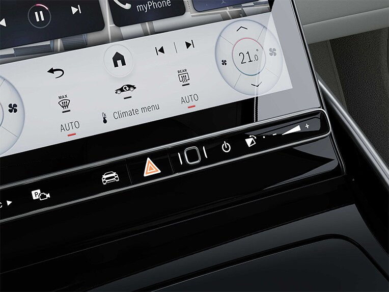 Le capteur d'empreinte digitale de la Mercedes-Maybach SL 680.