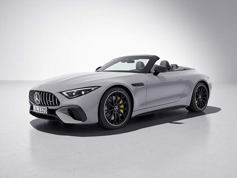 L'extérieur de la Mercedes-AMG SL Roadster avec le Pack Nuit AMG.