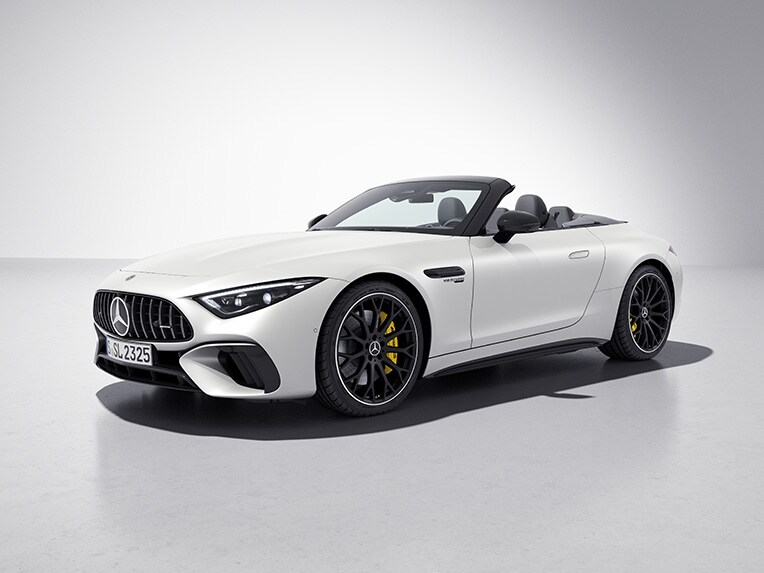 L'extérieur de la Mercedes-AMG SL Roadster avec le Pack Nuit AMG II.