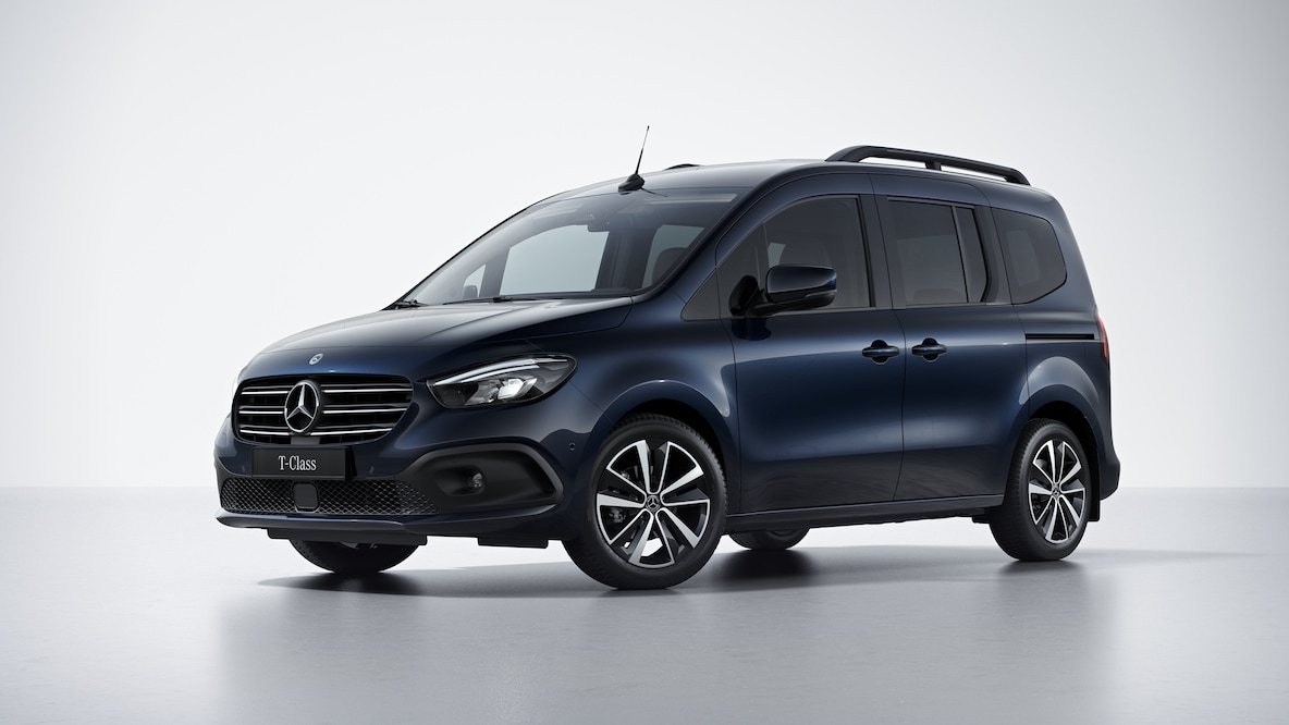 Le menu principal du système multimédia MBUX de la Classe T.