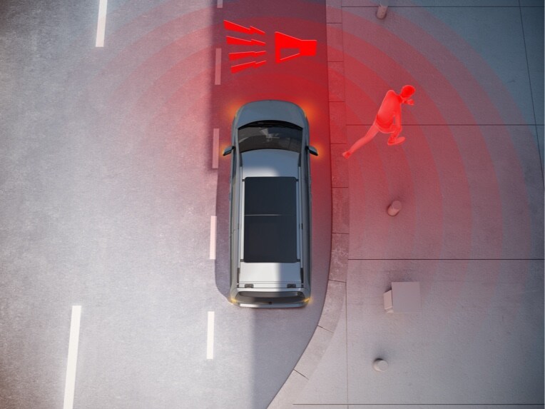 Le Pack Protection antivol peut contribuer à protéger le véhicule par des signaux visuels et une alarme sonore lorsque le système détecte un risque de vol.