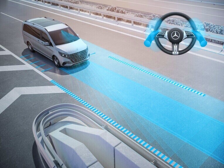Découvrez l'aide intelligente apportée par les systèmes d'aide à la conduite modernes en interaction.