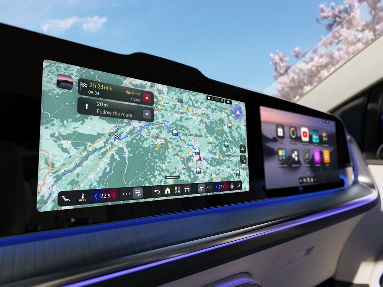 MBUX avec services connectés | VLE | Mercedes-Benz