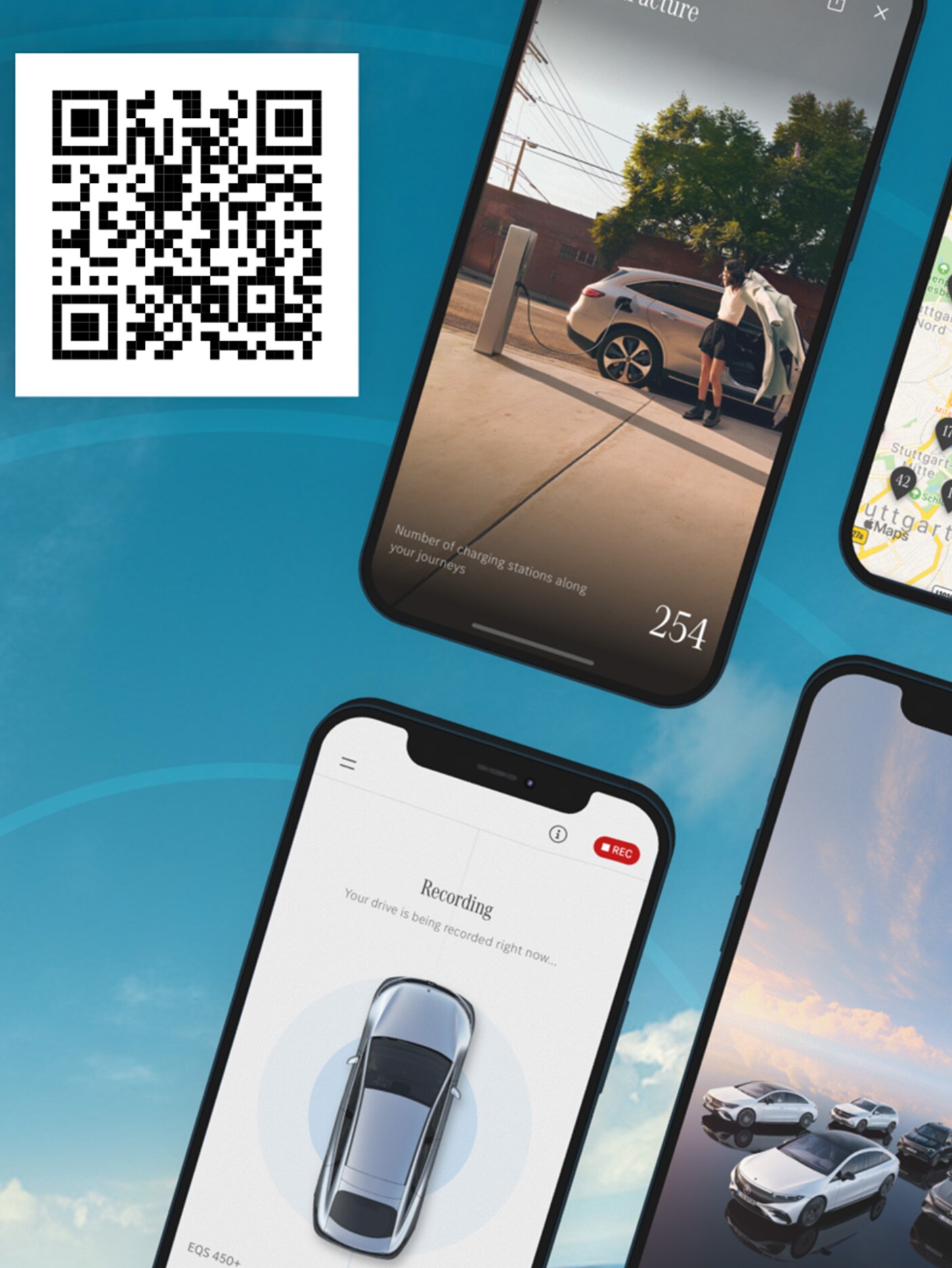 Application Electric Ready sur un smartphone