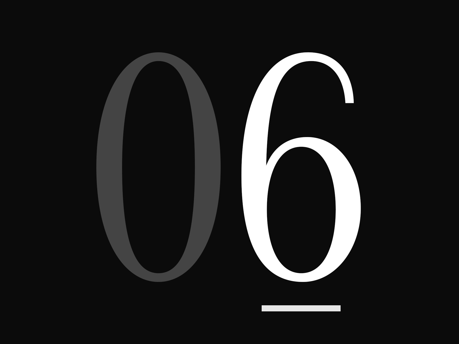 Un grand chiffre « 06 »
