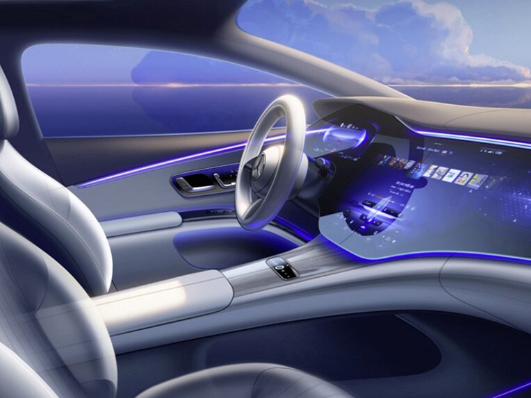 Habitacle d'un véhicule Mercedes-Benz