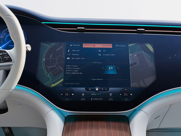 Habitacle d'un véhicule Mercedes-Benz
