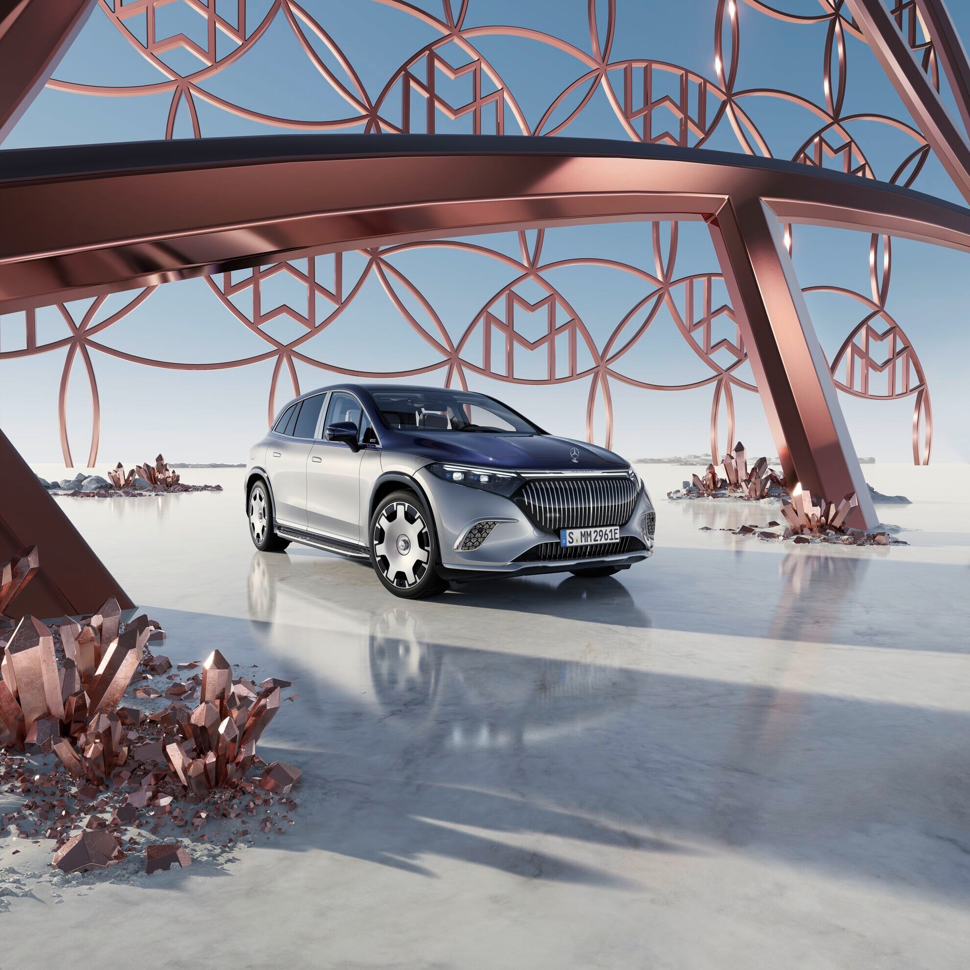 The design of the Mercedes-Maybach EQS embodies the ultimate in luxury