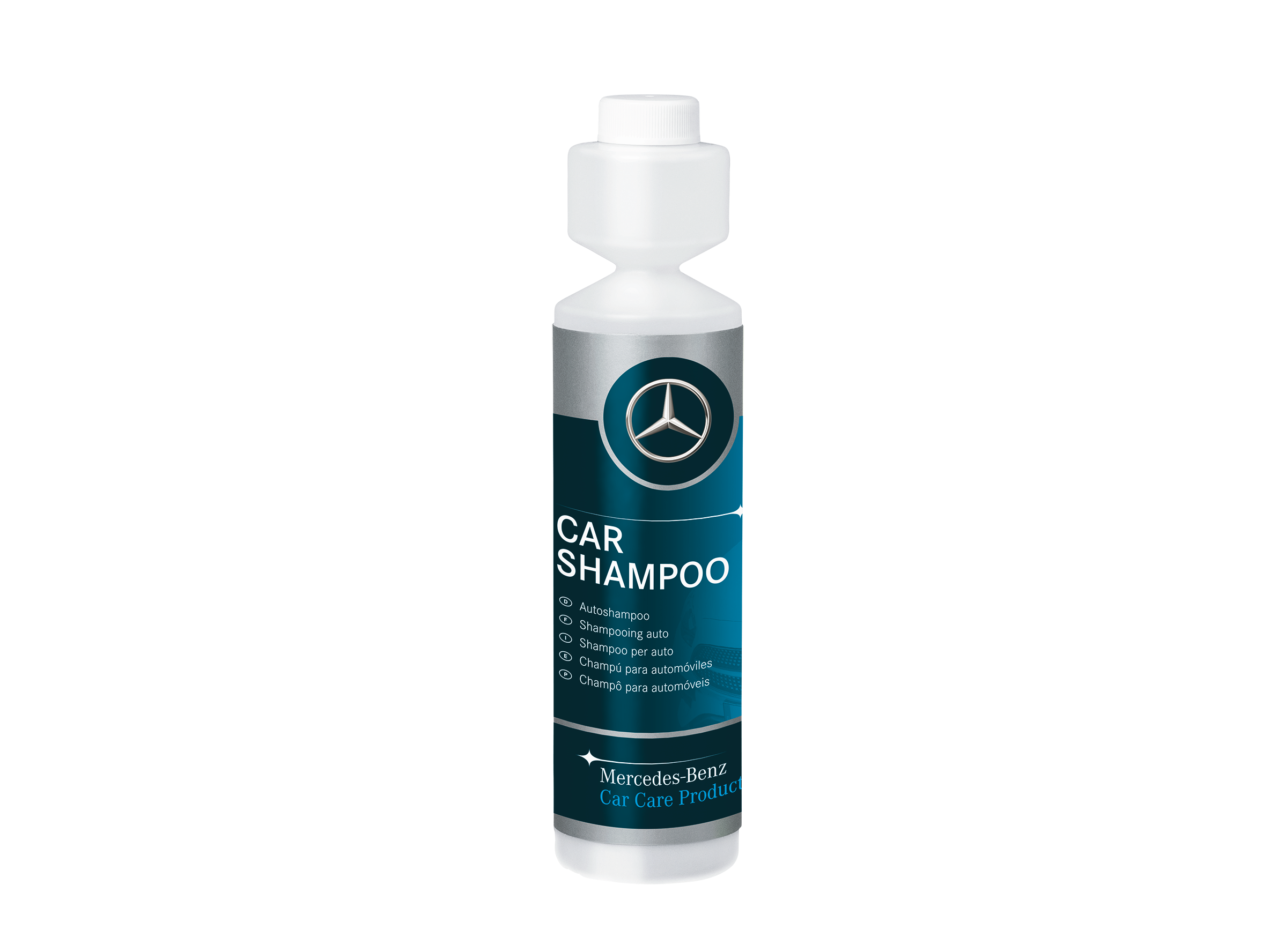 Shampoing pour voiture Mercedes-Benz.