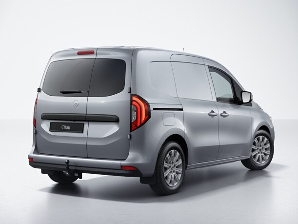 Vue arrière du Mercedes-Benz Citan fourgon.