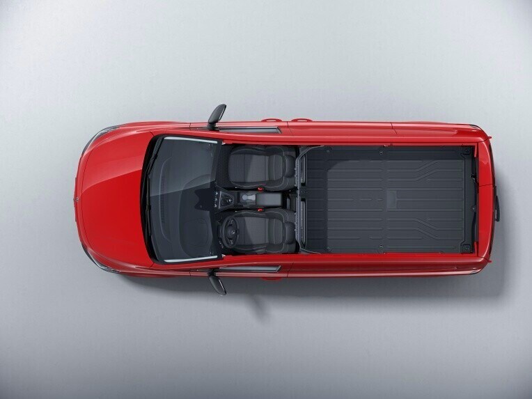 Charge utile augmentée dans le Mercedes-Benz Citan fourgon.