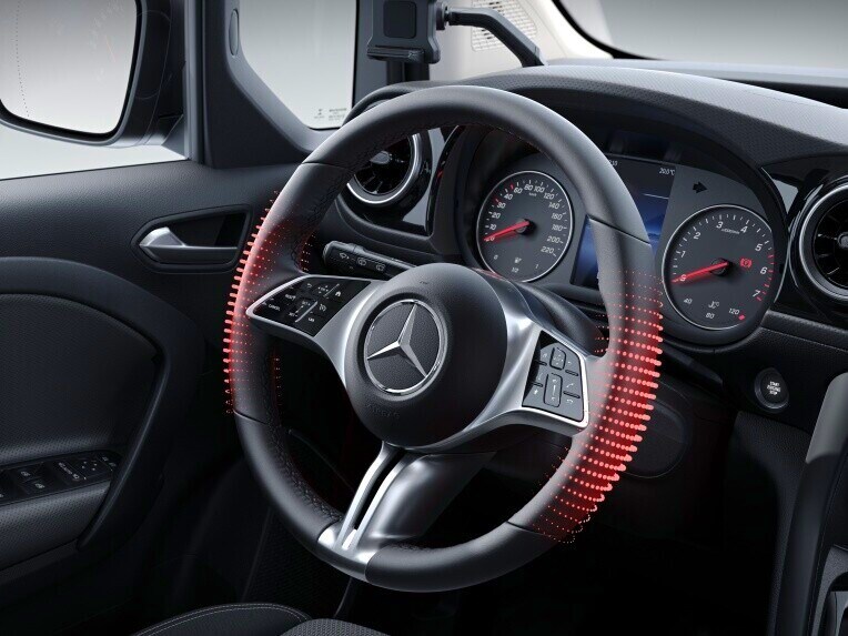 Le chauffage du volant multifonction du Mercedes-Benz Citan fourgon.