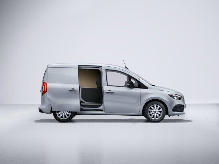 Mercedes Citan fourgon blanc : Vue latérale extérieure