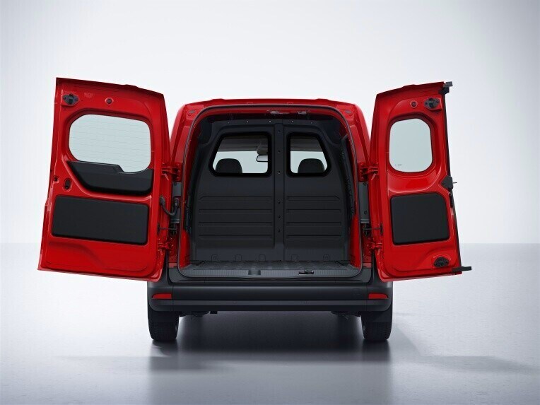 Mercedes Citan fourgon rouge : Portes arrières