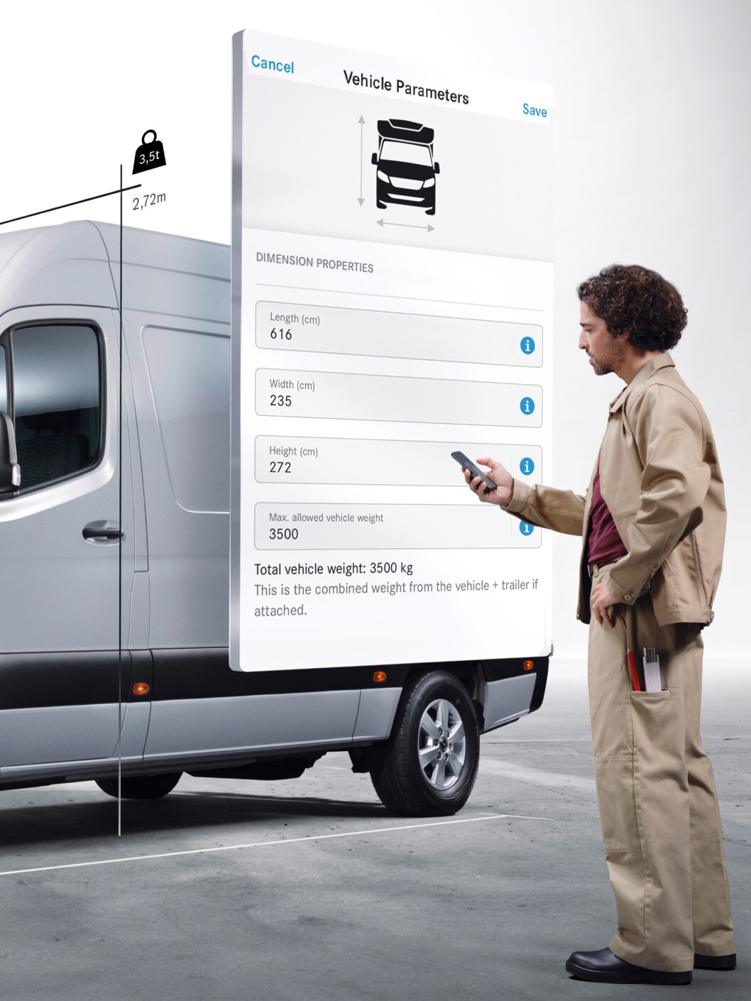 Les offres digitales du Mercedes-Benz eSprinter fourgon.