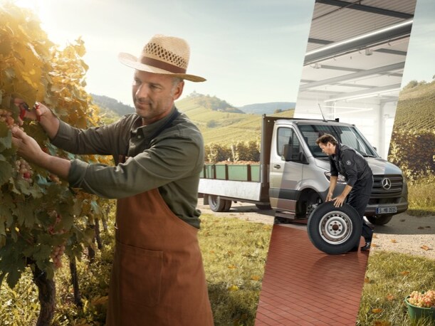 Avec l’option leasing + entretien, vous combinez l’utilisation du véhicule avec un Pack Service de Mercedes-Benz.