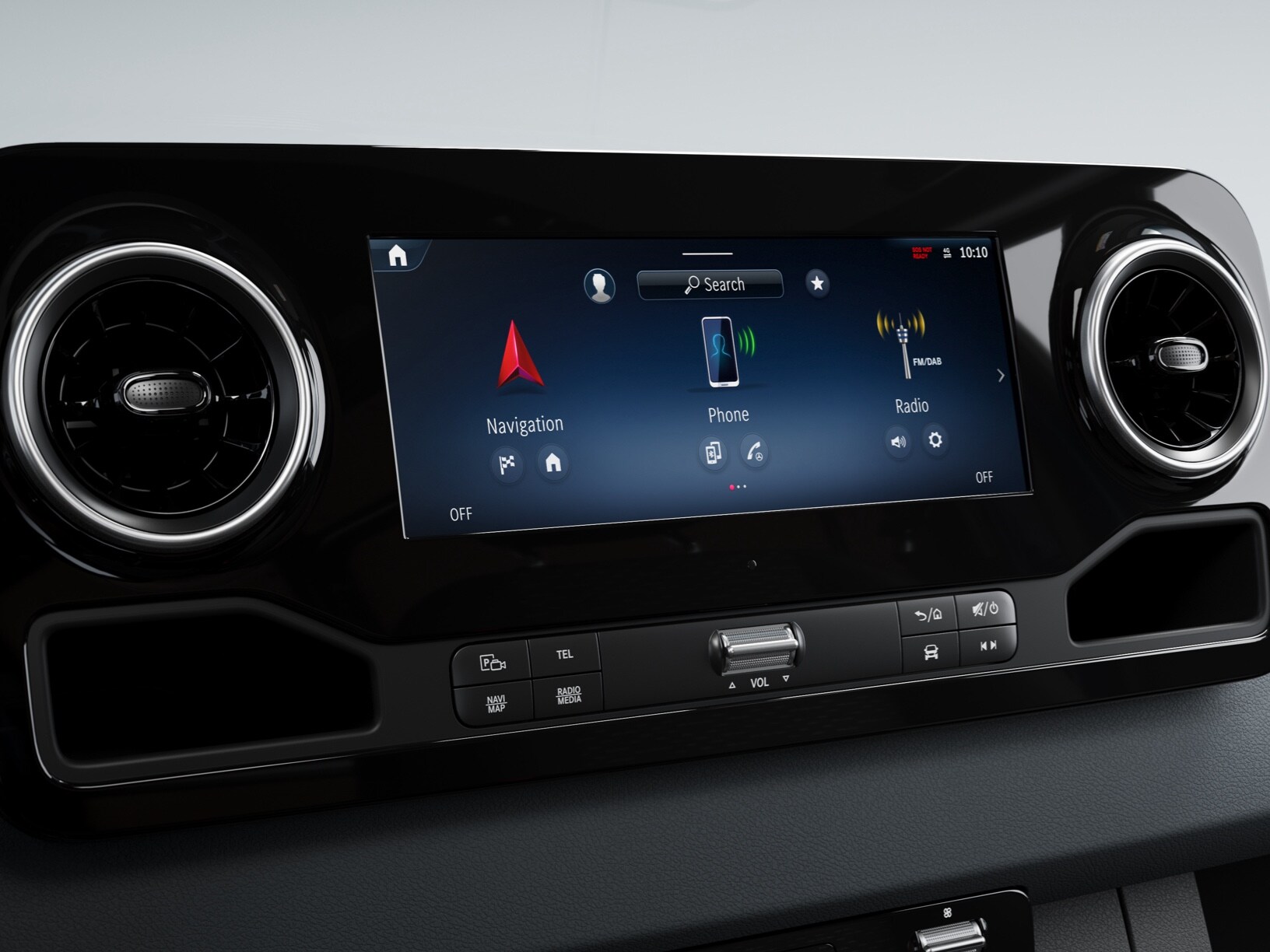 Le système multimédia MBUX pour le Mercedes-Benz Sprinter.