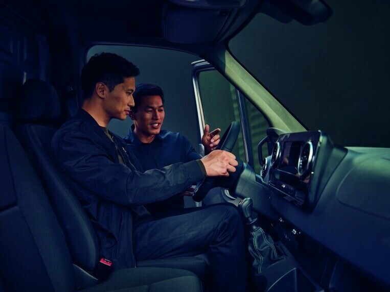 Bien entendu, vous pouvez également financer le Sprinter Tourer avec un crédit. Demandez une offre sur mesure à votre distributeur Mercedes-Benz.