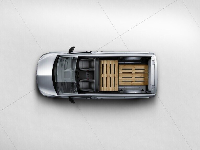 Le Vito fourgon en version Compact avec une longueur du compartiment de chargement de 2,59 m.