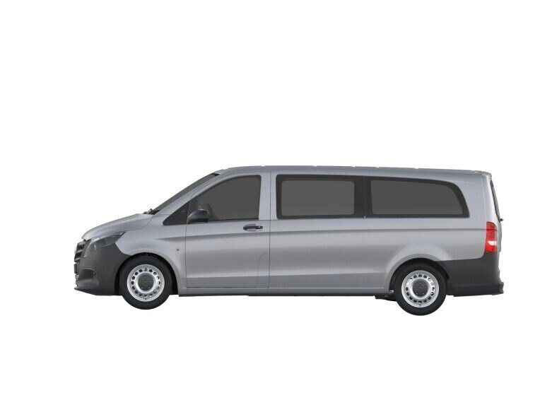 Le Vito Tourer en version Extra-long avec une longueur de 5,37 m.