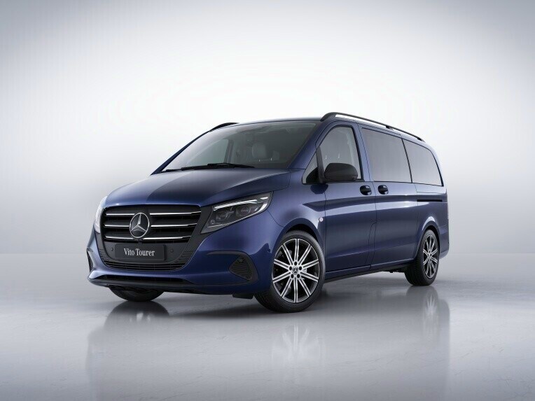 Le Vito Tourer SELECT est l'utilitaire léger de taille moyenne parfaitement adapté pour offrir un confort maximal aux passagers.