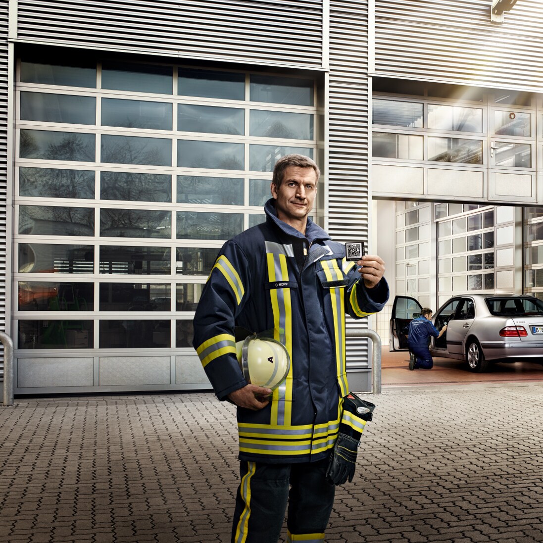 Autocollant à l’usage des secours